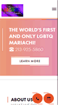 Mobile Screenshot of mariachiarcoiris.com